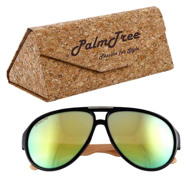 Lente con Protección UV400 Extreme Green UV400 Polipropileno Madera de Bambú