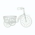 thumbnail image 1 of White Bicycle Planter 20.75x10x14.12, 1 of 2