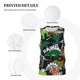 thumbnail image 3 of Honeii Dinosaur Skeleton print basktball shirt for men and women, Unisex basketball jersey for Theme party-Small, 3 of 6