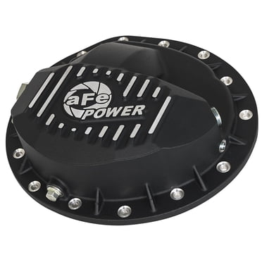 aFe Power Pro Ser Rear Diff Cover Black w/Mach Fins 2017 Ford Diesel Trucks V8-6.7L(td) Dana M275-14