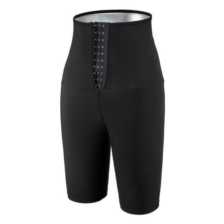 

Best Gift! QWANG Women Abdomen Fitness Sweating Button Leggings Running Sports Shaping Pants