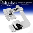 thumbnail image 4 of Distinctive 4-8, 6-8 and 8-8 Inch Wide Rolled Hem 3-Piece Hemmer Sewing Foot Package - Fits Low Shank Snap-On Machines, 4 of 4