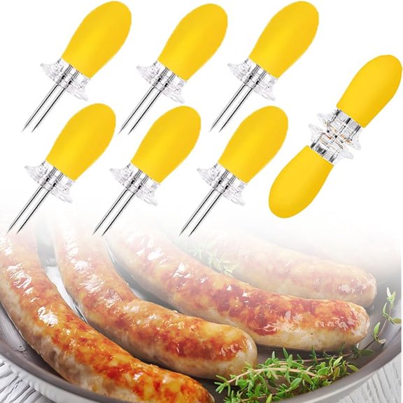 8 Pack Sausage Pricker - Salami Pricker Sausage Casings -Natural Hog Casing Making Supplies (8 Pack)