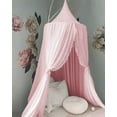thumbnail image 1 of Dosel para cama infantil redondo con forma de cúpula, color rosa, 1 of 4