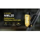 thumbnail image 2 of Lámpara de trabajo Nitecore NWL20 COB, 600 lúmenes, recargable con USB-C, 2 of 8