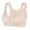 Beige, variant on Exerin Women's Back Support Front Closure Bra Full Coverage Non Padded Wirefree(Beige,36C)