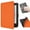 Orange, variant on Magnetic Cover For Clara Color 2024 Release 6" eBook with Soft Back Cover with Hand Strap Protective Case Replacement