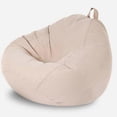 thumbnail image 1 of Large Small The color is as shown in the main picture 100*120cm Lazy Sofa Cover Chairs Without Filler Linen Cloth Lounger Seat Bean Bag Pouf Puff Couch Tatami Living Room, 1 of 4
