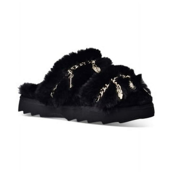 Wild Pair Paiyge Chain Slippers Black 9.5M