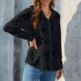 thumbnail image 2 of Pompotops Cardigan Mode Uni à Manches Longues en Mousseline pour Femmes Liquidation, 2 of 5