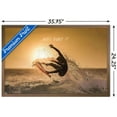 thumbnail image 3 of Surfing - Cutback Wall Poster, 22.375" x 34", Framed, 3 of 5