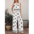 thumbnail image 3 of PRETTYGARDEN Women's Summer 2 Piece Lounge Sets Boho Floral Tank Tops Flowy Wide Peg Pants Travel Beach Vacation Outfits, 3 of 10