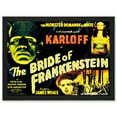 thumbnail image 1 of Movie Film Sequel Bride Frankenstein Karloff Whale Horror Artwork Framed Wall Art Print A4, 1 of 4