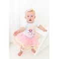 thumbnail image 4 of 1st First Birthday Baby Girl Tutu Outfit- One Year Old Baby Shark Party Outfit-, 4 of 6