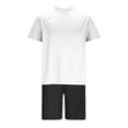 thumbnail image 3 of TMOYZQ Men's Shirt and Shorts Set 2 Piece Outfits Fashion Summer Tracksuits Casual Sportwear Set, 3 of 6
