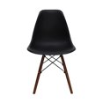 thumbnail image 3 of Set de 2 Sillas Eames MUNDO IN Negro con base color nogal, 3 of 8