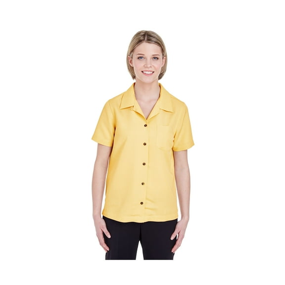 UltraClub Women's Cabana Breeze Camp Shirt, Style 8981