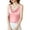 Pink, variant on Women Bottoming Vest V-Neck Sling Sleeveless Smooth Satin Tops Imitation Silk Bottoming Vest Versatile Daily Wear