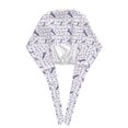 thumbnail image 3 of Kdxio Lavender Flowers Pattern Turban Hat for Women Men Comfortable Adjustable Cleaning Working Cap with Sweatband, 3 of 8