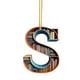 thumbnail image 2 of Adorno colgante de acrílico de 26 letras S, 2 of 8