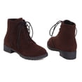 thumbnail image 5 of Summer Saving Clearance AXXD Low-Heeled Mid-Calf Boots,Wide Mid-Calf Boots For Women Over-the-Knee Boots winter Medium Slip On Shoes Women Mom Mid-Calf Shoes For Rollback, 5 of 5