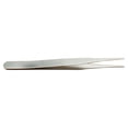 thumbnail image 1 of Vogacara Pinzas para pestañas, punta recta curvada de acero inoxidable, pinza para cejas, suministros de pestañas flexibles resistentes al desgaste para Type3 NO3 Vogacara CE012091-01, 1 of 6