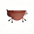 thumbnail image 2 of Gumesh Pig Shaped Hanging Metal Flower Pot, Cute Animal Planter for Outdoor Garden Fence Balcony Decor, 2 of 6