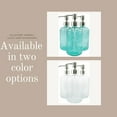 thumbnail image 6 of AuldHome Design Hobnail Glass Soap Dispenser (Clear, 3-Pack); Decorative Pump Bottles, 6 of 6