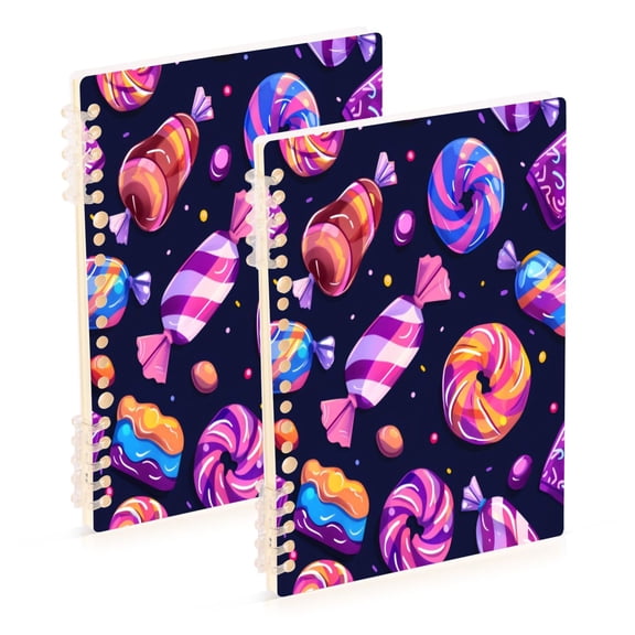 Notebook 8.3x5.7x0.4 Inch One Sizex1 Journey Note Diary Hardcover Notebook 60 Pages,80g Paper Writing Smooth and Not Easy to Break Magic Candy