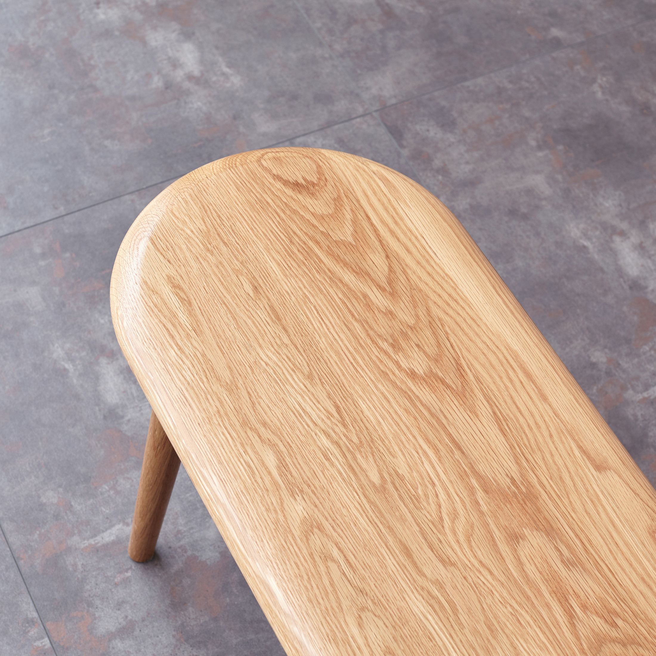 Noble House Natural Solid Oak Dining Bench, Half-Round Design with Wide Sitting Surface, Durable Oak Wood Bench for Dining Room, Living Room, or Entryway, Versatile Use, OAK
