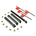 thumbnail image 1 of 4 Pcs Lathe Turning Porte-Outils + Inserts en Carbure CCMT09T304 + Clé T15, 1 of 6