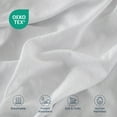 thumbnail image 3 of Sleep Zone Duvet Cover Queen Size, Stone Washed, Soft and Comfortable with Natural Wrinkles, Easy Care, Gift-Wrapped, Safe and Skin-Friendly(White, Queen), 3 of 5