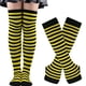 thumbnail image 1 of Calcetines Sonducket por encima de la rodilla Muslos Gruesos Poliéster Amarillo y Negro, 1 of 6