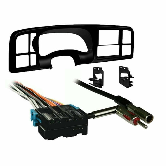 Metra DP-3002B Double DIN Dash Kit for 99-02 GM Full-Size Truck/SUV W/ HARNESS