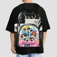 thumbnail image 6 of The Power-puff Gir-ls Stylish Mesh & Transparent Clear Backpack – Trendy, Durable & Lightweight for School, Work Or Travel, 6 of 7