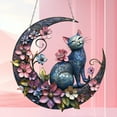 thumbnail image 4 of JoyMoreHome Cat Sitting on Moon Window Hanging Decoration, Suncatcher for Window, Wall Decor,Cat Lover Gifts for Women, 4 of 4