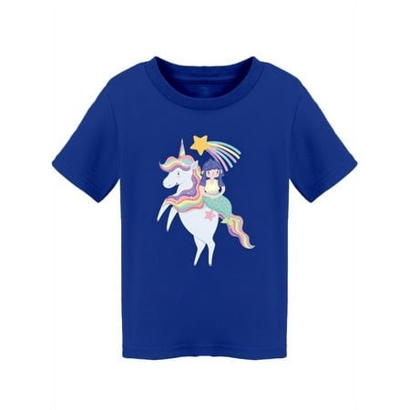 

Mermaid On Unicorn T-Shirt Toddler -Image by Shutterstock 2 Toddler