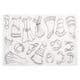 thumbnail image 4 of 8 hojas de diseños de de películas de plástico termorretráctiles hoja de papel retráctil imprimible para joyas suministros de artesanía ju, 4 of 9