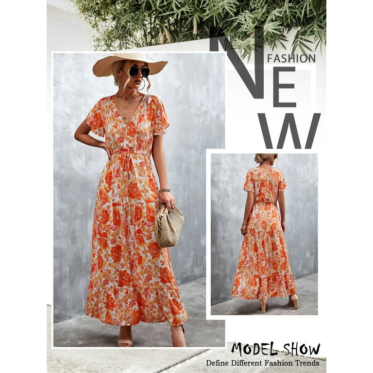High neck waist defined maxi clearance dress
