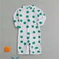 thumbnail image 4 of NAISIBABY Boys Girls Rash Guard Swimsuit, Long Sleeve Sun Protection Cute Prints Quick Dry Toddler Beach Sports Bathing Suit Green 0-1T, 4 of 6