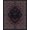 Black Red Gray, Pattern 2, variant on ODIKA Vintage Damask Scroll Skull Raven Border Gothic Crow Skeleton Playful Expressive for Playroom, Bedroom, Reading Nook, Pet Friendly & Kids Safe Play