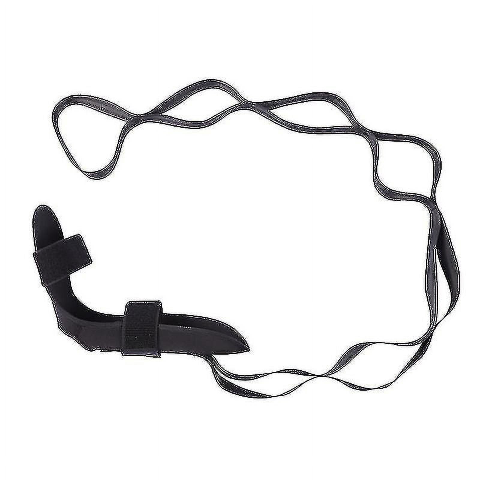 Sangle Yoga 8 Pieds Violet + Sangle Poignée Noire – Soft Breath – Très Bon état