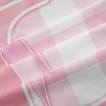 thumbnail image 5 of Manfei Modern Minimalist Checkered Curtains and Drapes Pack of 2 (52x63 Each),Pink Cartoon Alphabet L Black Out Curtains, 5 of 6