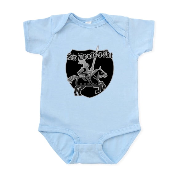 CafePress - Sir Drools A Lot [Black] Infant Bodysuit - Baby Light Bodysuit, Size Newborn - 24 Months