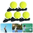 thumbnail image 2 of 5Pcs Professional Tennis Balls Beginner Training Balls with Elastic String Practice & Tennis Trainer Replacement Tool, 2 of 10
