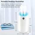 thumbnail image 2 of Cool Mist Humidifiers for Bedroom, Double Spray Humidifiers with 7-Color Lights, 3L Humidifier for Home, Baby, Large Room with Auto Shut Off, 30-60H W, 2 of 5