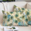 thumbnail image 2 of Tropical Plant Throw Pillow Cover 20 x 30 Inch Decorative Pillow Cover Summer Watercolor Boho Green Palm Tree Beige Lumbar Pillowcase Seasonal Rectangle Cushion Case for Couch Sofa Bed Living Room, 2 of 9