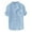 Blue, variant on Men's Dress Shirt Everyday Style with Breathable Summer Short Sleeve Button-Front Shirt for and Casual wear