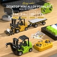 thumbnail image 2 of Collectible 1:64 Miniature Forklift Toy Bluetooth-compatible Remote Control with Realistic Design Strong ABS Alloy Construction, 2 of 8