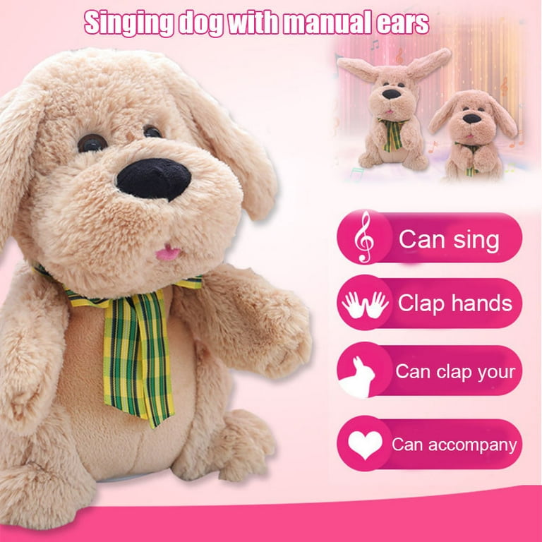 my little puppy animated clap your hands singing plush puppy toy